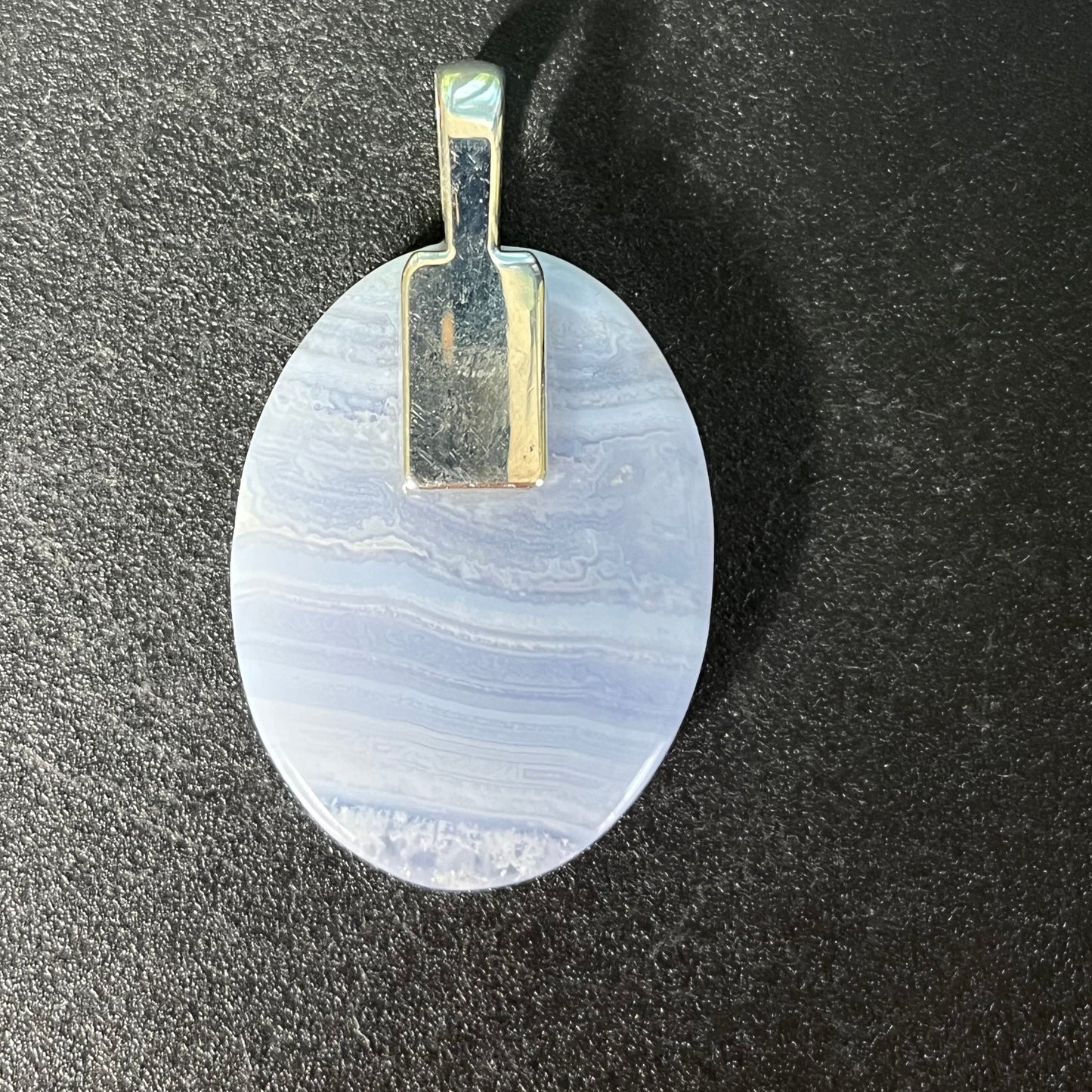 Blue Lace Agate pendant - B