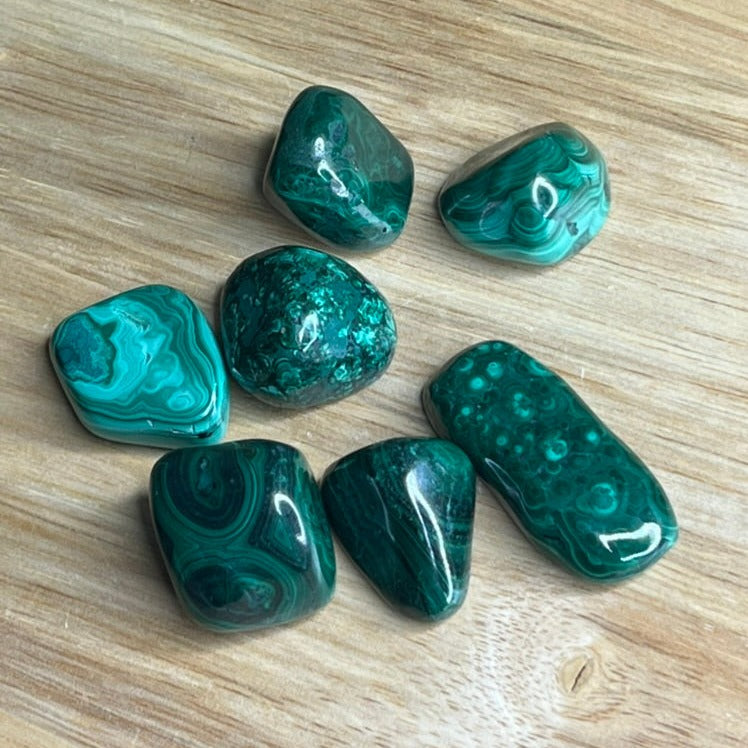 Malachite Tumbles, Medium