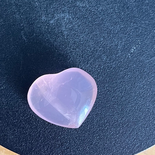 Madagascar Rose Quartz - Heart - C