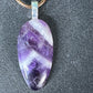 Chevron Amethyst pendant - A