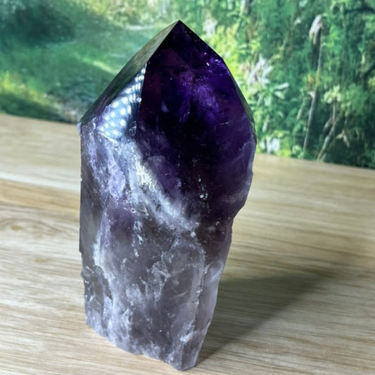 Amethyst Dragontooth Wand - B