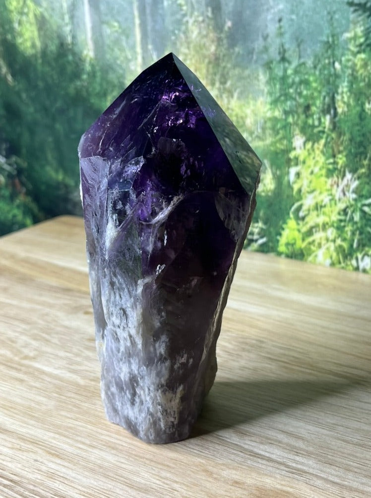 Amethyst Dragontooth Wand - D