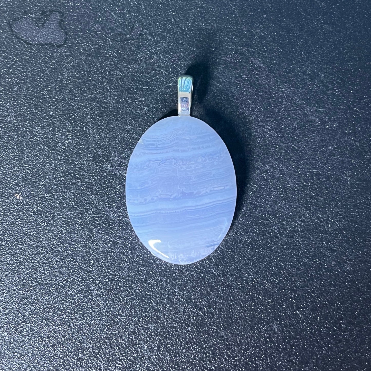 Blue Lace Agate pendant - B