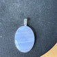 Blue Lace Agate pendant - B