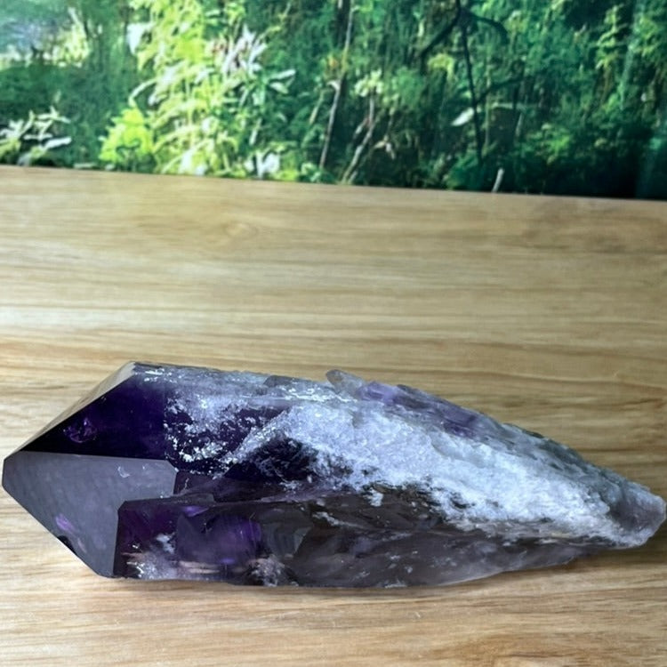 Amethyst Dragontooth Wand - A