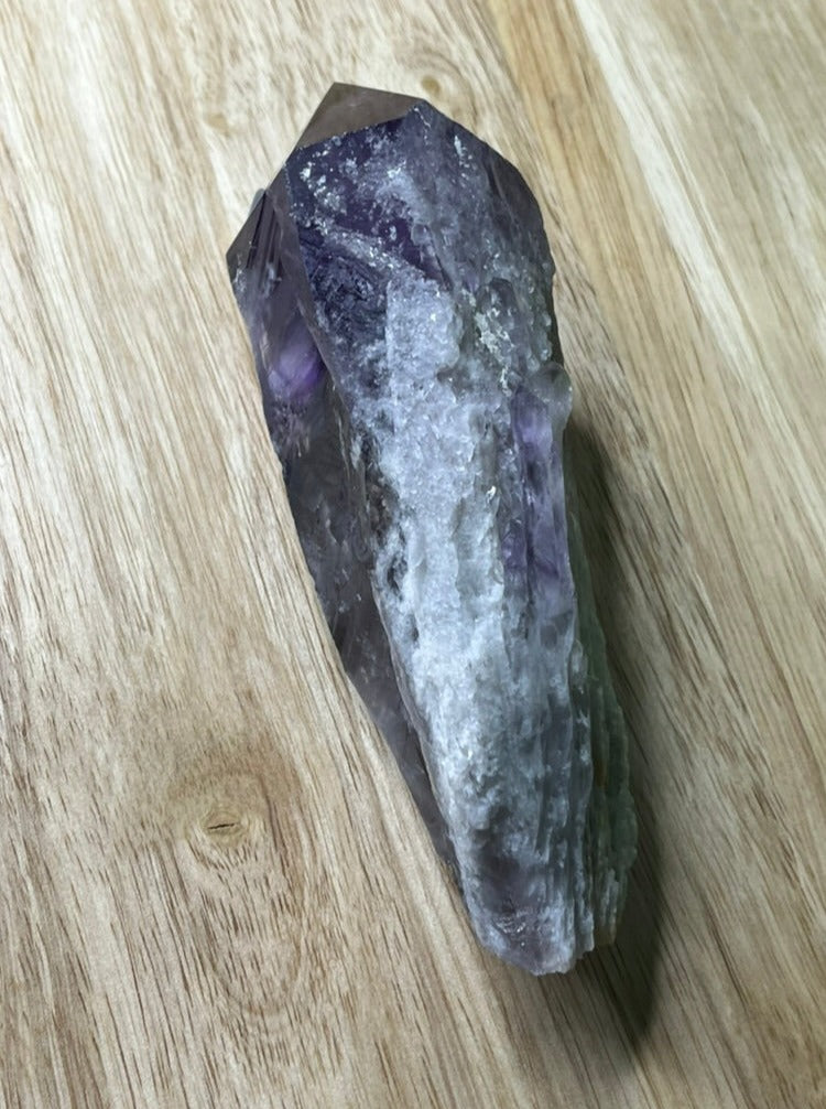 Amethyst Dragontooth Wand - A