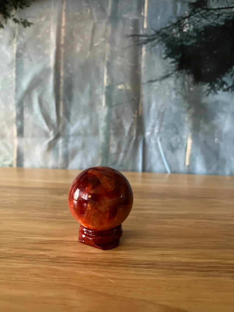 Carnelian Sphere - D