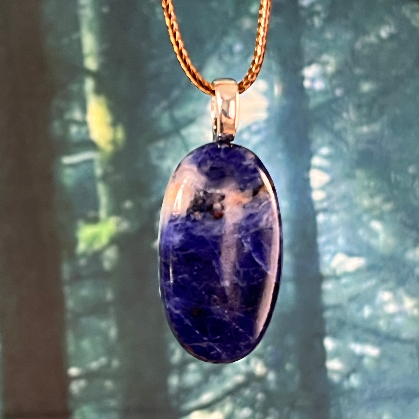 Sodalite pendant - F