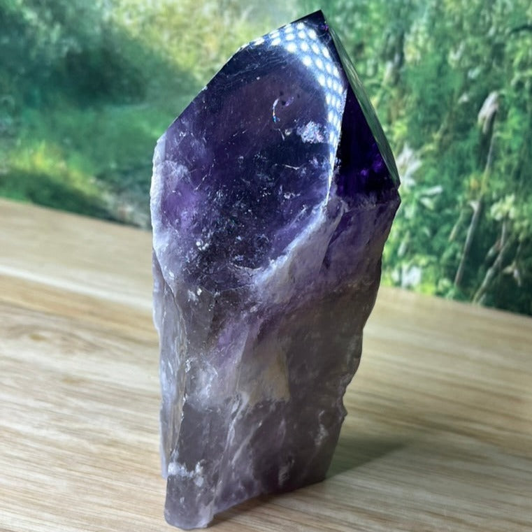 Amethyst Dragontooth Wand - B