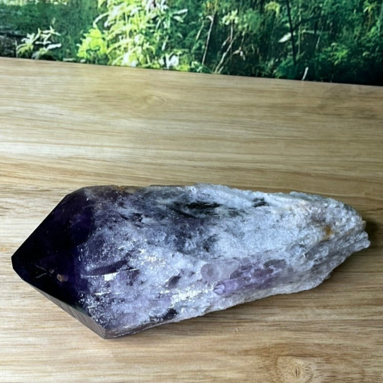 Amethyst Dragontooth Wand - A