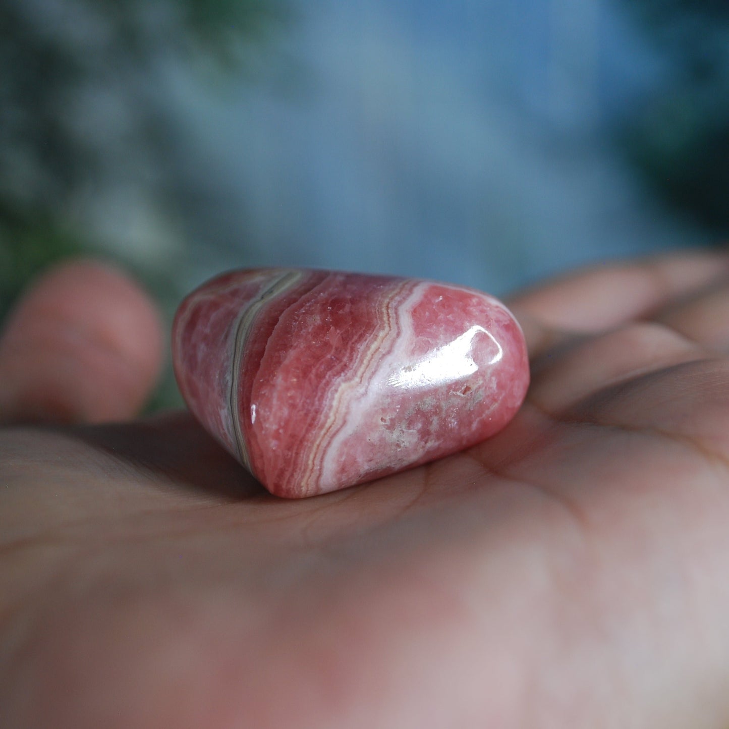 Rhodochrosite Heart - B