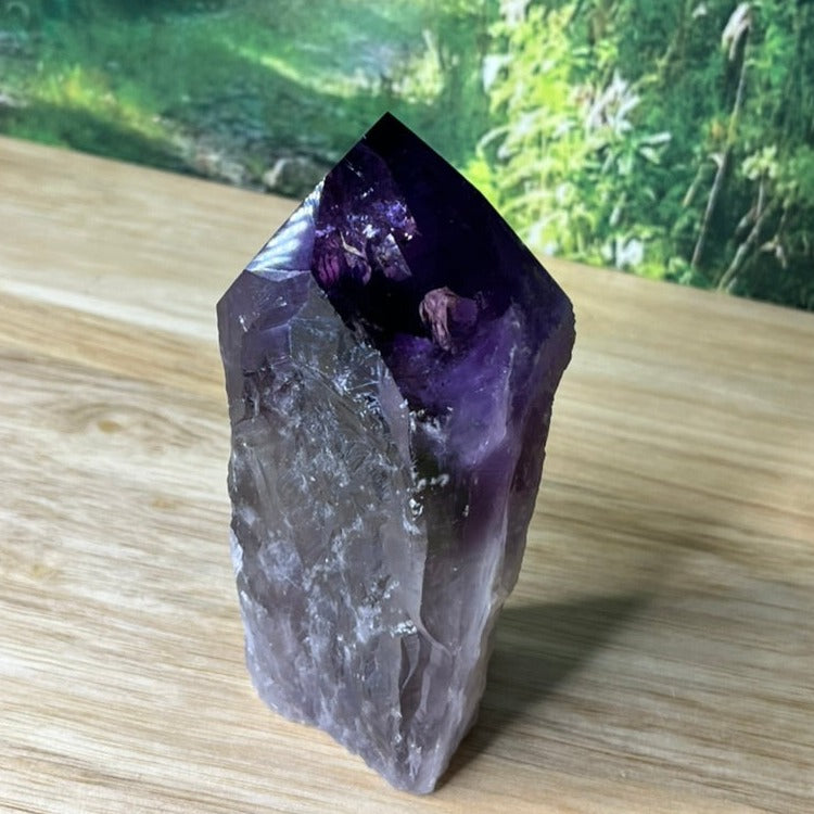 Amethyst Dragontooth Wand - B