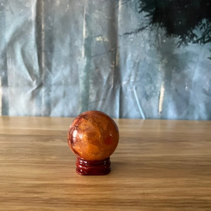 Carnelian Sphere - D