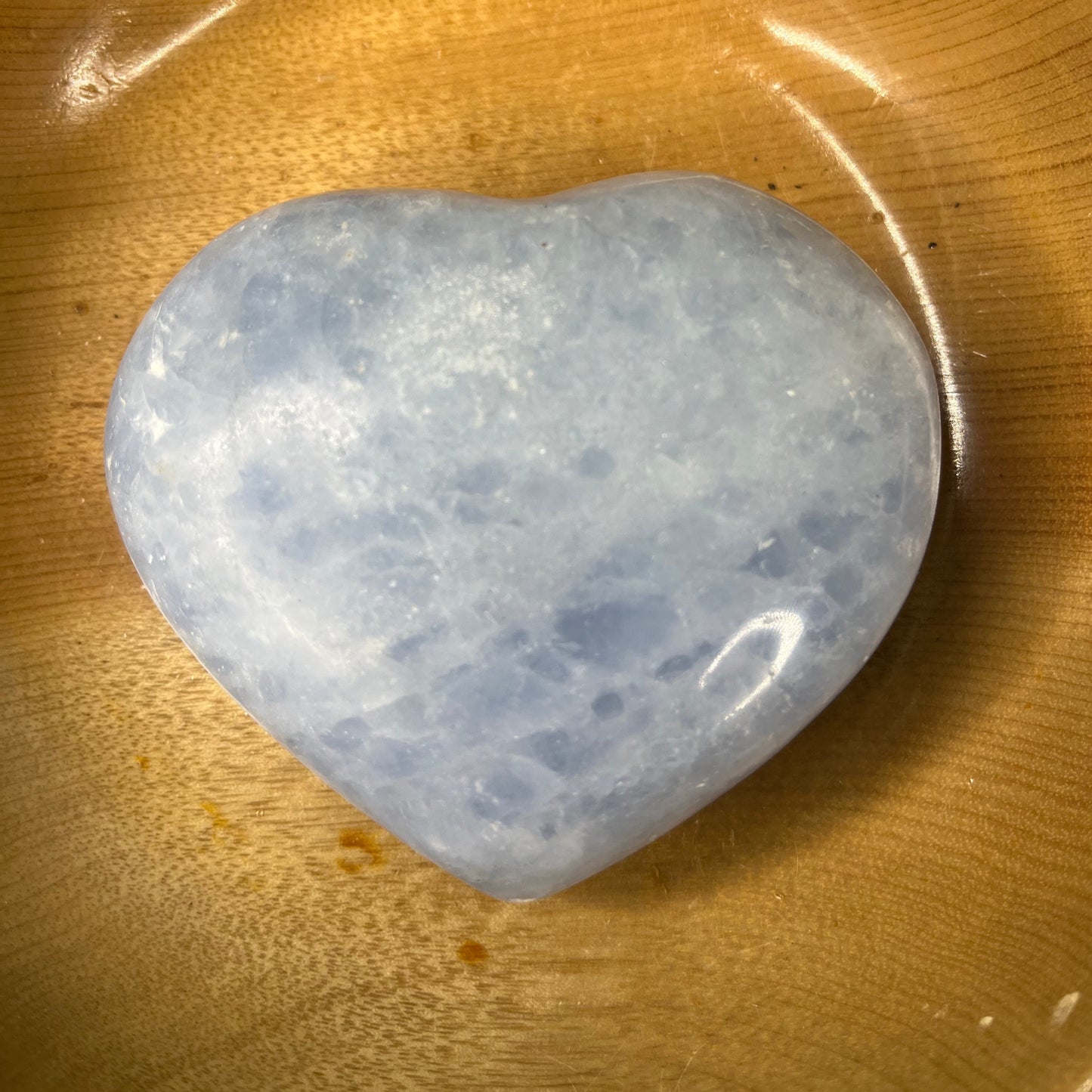 Blue Calcite - Hearts