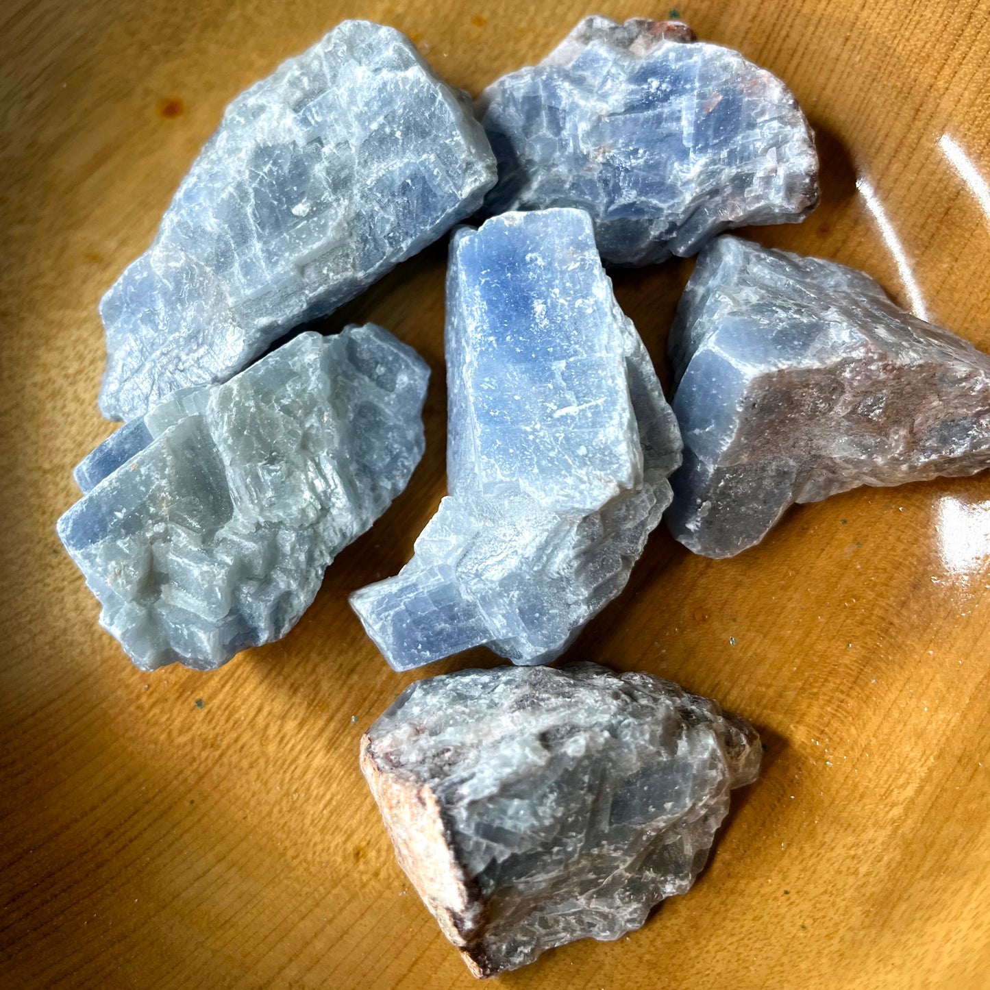 Blue Calcite - Rough