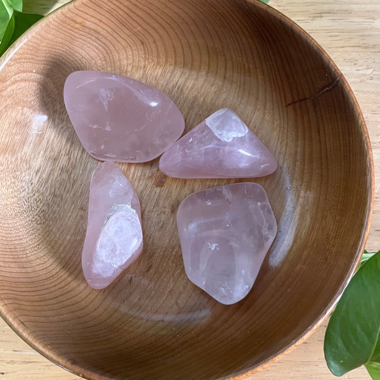 Madagascar Rose Quartz Tumbles