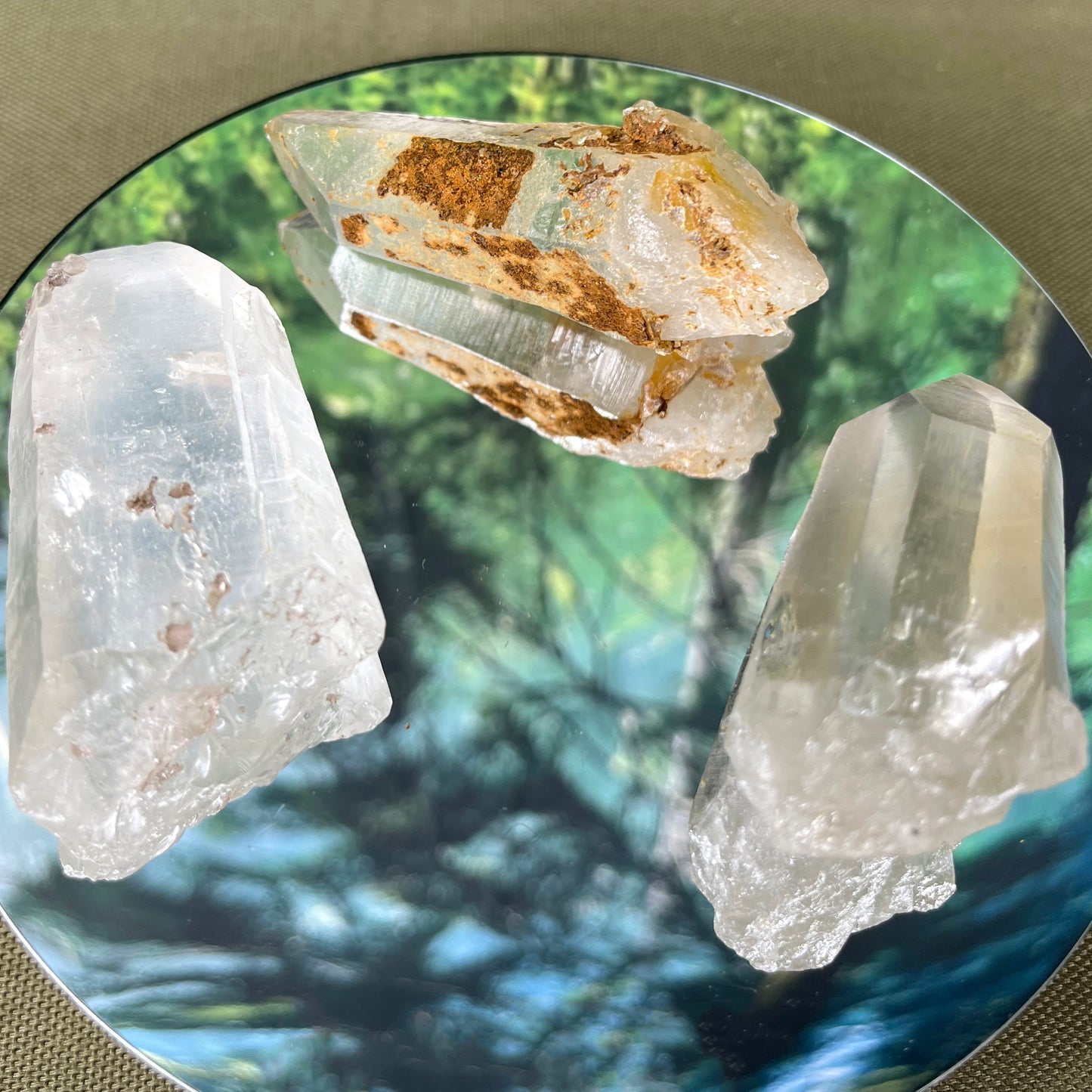 Clear Quartz - Points Low-Grade