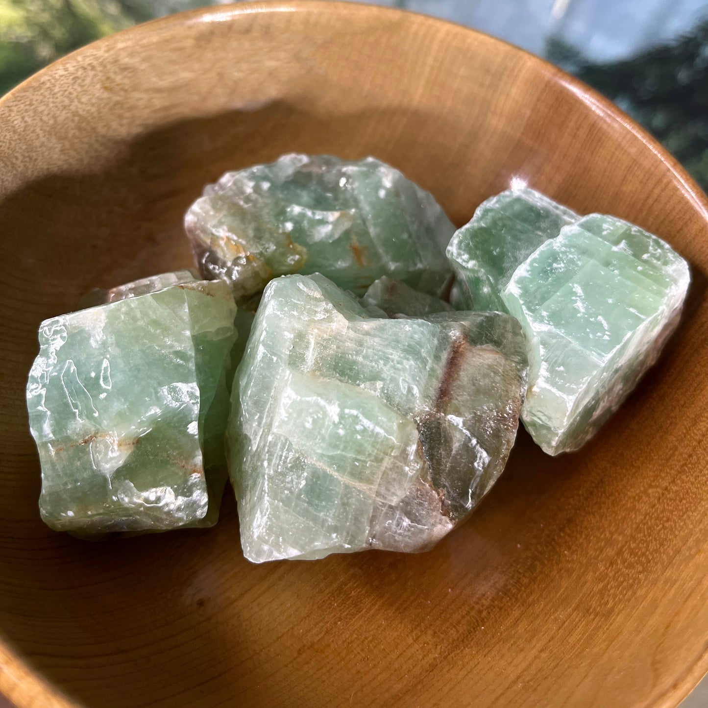 Emerald Calcite - Rough