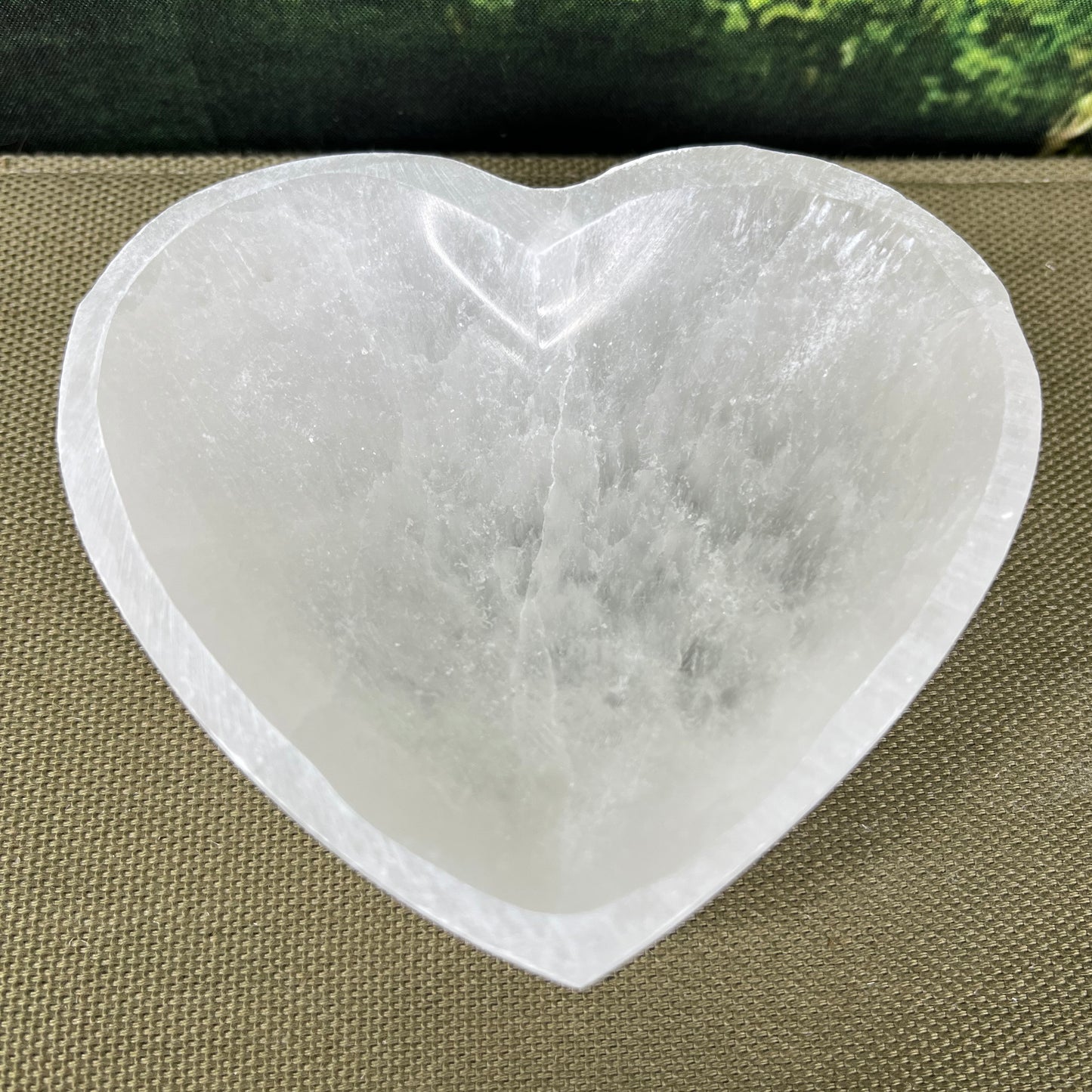 Selenite Heart Bowls - Small