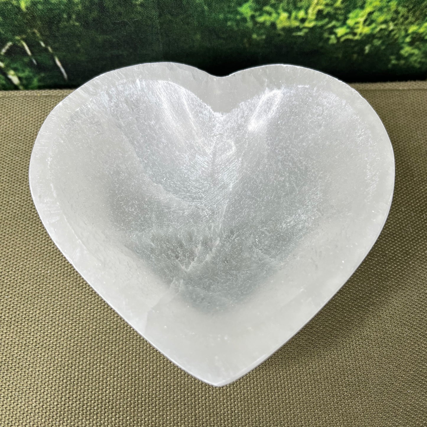 Selenite Heart Bowls - Medium